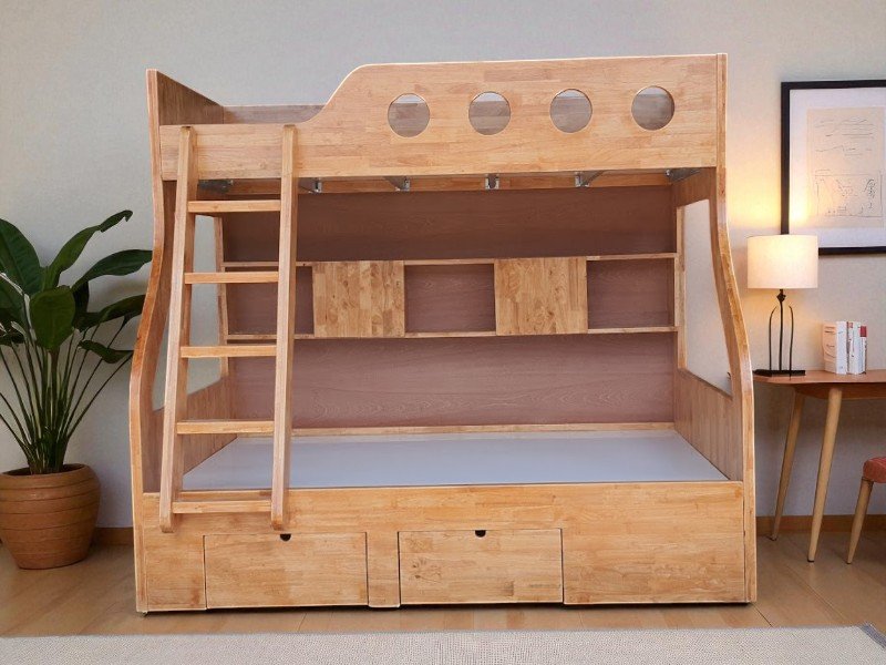 Những Mẫu Giường Tầng Đẹp Đáng Mua Nhất Hiện Nay 3 Mẫu giường tầng đẹp