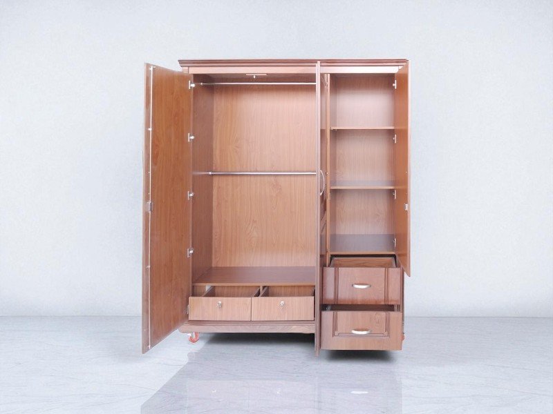 Mẫu Tủ Quần Áo Gỗ Tự Nhiên 2 Buồng Tiện Dụng 6 Mẫu tủ quần áo gỗ tự nhiên 2 buồng