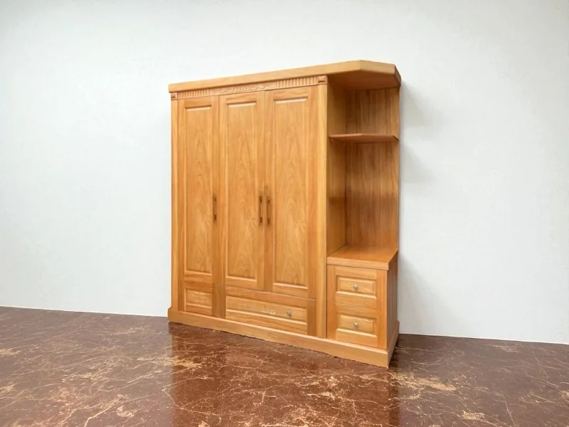 Mẫu Tủ Quần Áo Gỗ Tự Nhiên 2 Buồng Tiện Dụng 2 Mẫu tủ quần áo gỗ tự nhiên 2 buồng