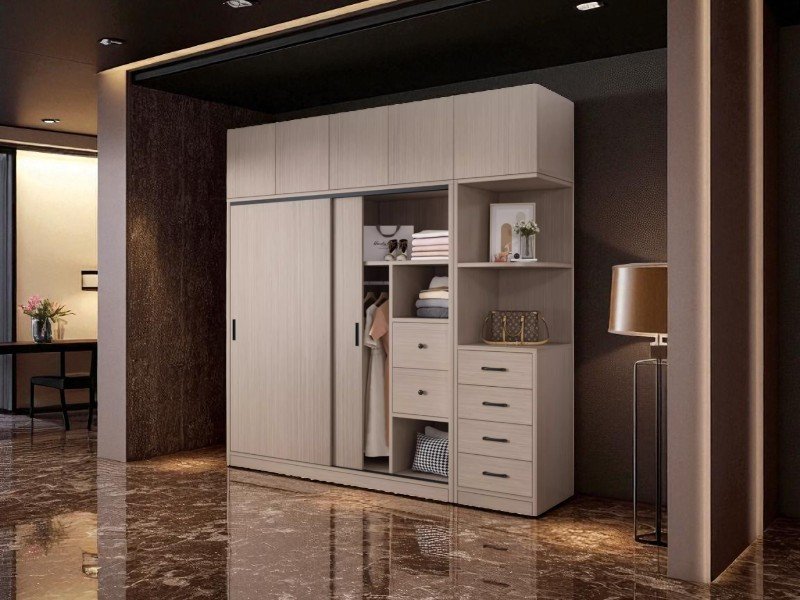 Thiết Kế Tủ Quần Áo Hiện Đại Tối Ưu Không Gian 5 Thiết kế tủ quần áo hiện đại