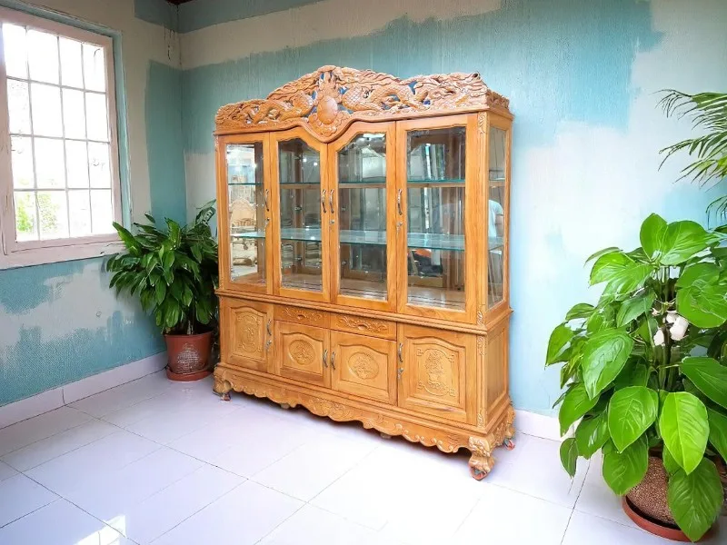Tủ Rượu Gỗ Công Nghiệp Đẹp