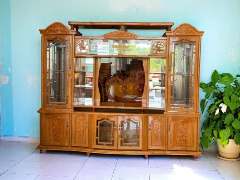 Tủ Rượu Gỗ Hiện Đại – Đơn Giản Mà Sang Trọng 3 Tủ rượu gỗ hiện đại