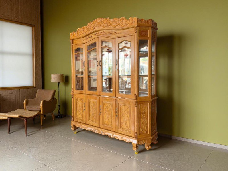 Tủ Rượu Gỗ Sồi – Sự Kết Hợp Giữa Đẹp Và Bền 5 Tủ rượu gỗ sồi