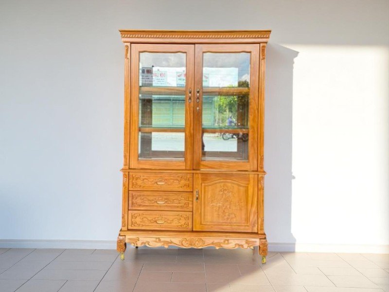 Tủ Rượu Góc Phòng Khách Tối Ưu Không Gian 3 Tủ rượu góc phòng khách