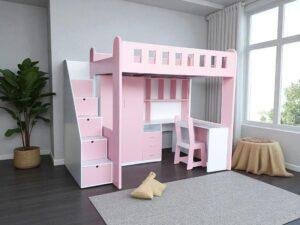 Giường tầng kết hợp bàn học | Mã số 2766 | Giá 17tr5 10 Giường tầng kết hợp bàn học