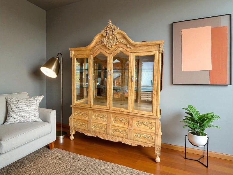 Kệ tivi kết hợp với tủ rượu sang trọng cho phòng khách 6 Kệ tivi kết hợp với tủ rượu