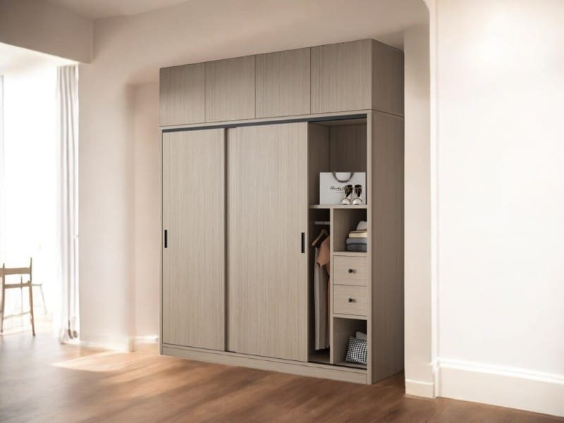 Tủ quần áo 2 cánh nhỏ gọn tiện lợi cho mọi nhà 5 Tủ quần áo 2 cánh