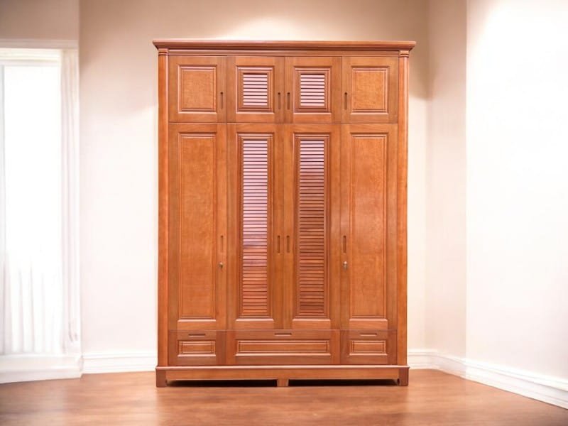 Tủ quần áo 2 cánh nhỏ gọn tiện lợi cho mọi nhà 2 Tủ quần áo 2 cánh