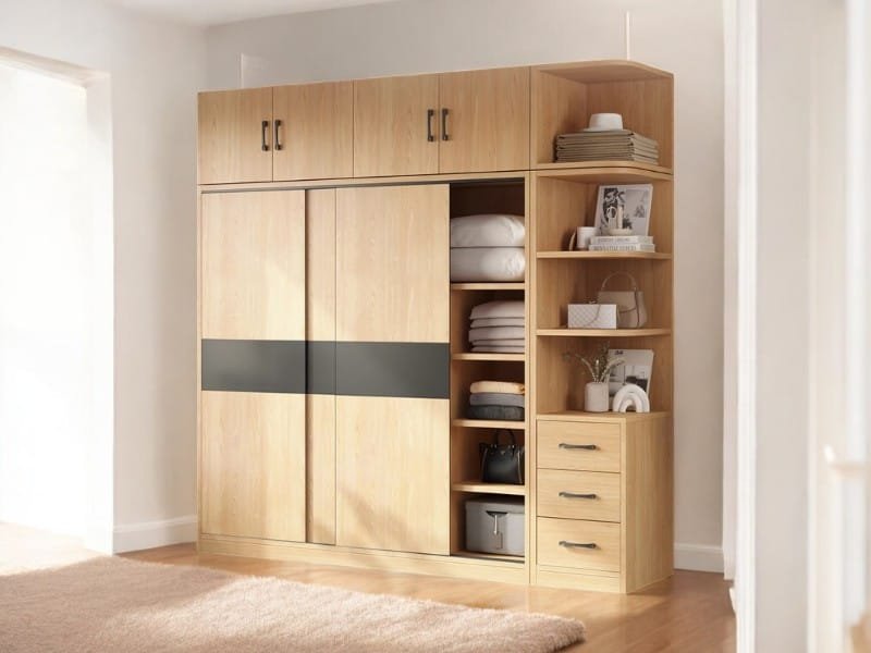Tủ quần áo hiện đại giá rẻ TPHCM đẹp và bền 2 Tủ quần áo hiện đại giá rẻ TPHCM
