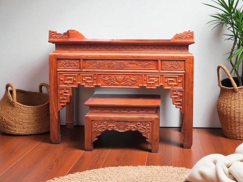 Tủ thờ gỗ gõ đỏ giá bao nhiêu trên thị trường 7 Tủ thờ gỗ gõ đỏ giá bao nhiêu