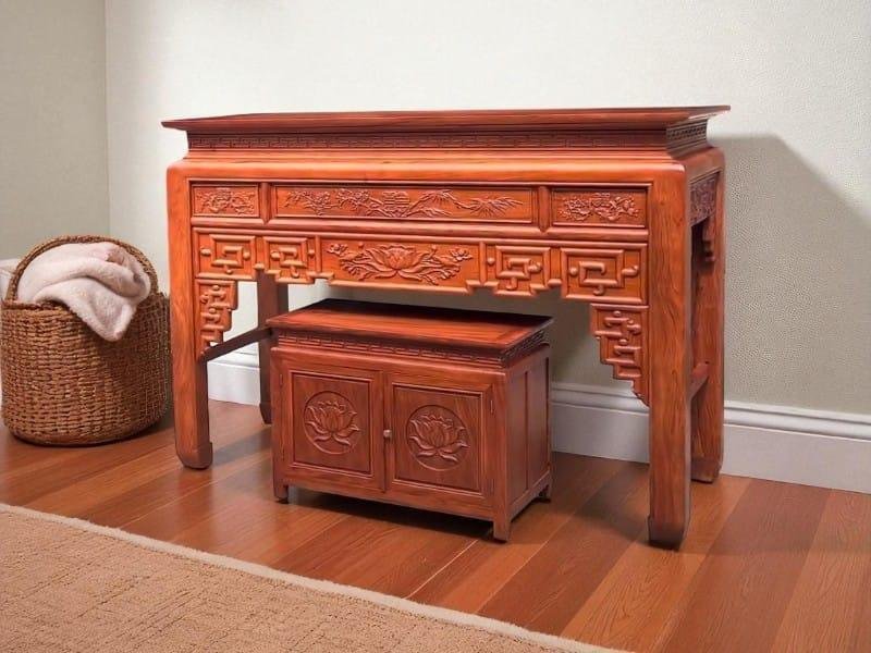 Tủ thờ gỗ gõ đỏ giá bao nhiêu trên thị trường
