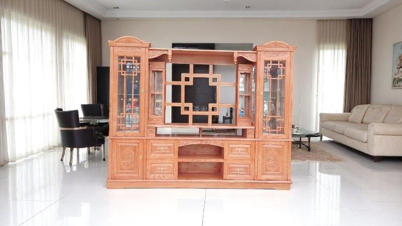 Kệ Tivi Gỗ Kết Hợp Tủ Trang Trí | Mã Số 2747 | Giá 13tr5 2 Kệ Tivi Gỗ Kết Hợp Tủ Trang Trí