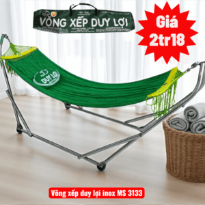 Võng Xếp Duy Lợi Inox | Mã số 3133 | Giá 2tr18 41 Võng Xếp Duy Lợi Inox