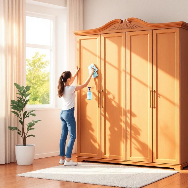 3 Mẹo Chống Mốc Cho Tủ Gỗ Hiệu Quả Tại Nhà 5 Mẹo 2: Kiểm soát độ ẩm môi trường - Mẹo chống mốc cho tủ gỗ