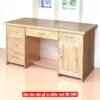 Bàn làm việc gỗ tự nhiên 1m4 MS 2961