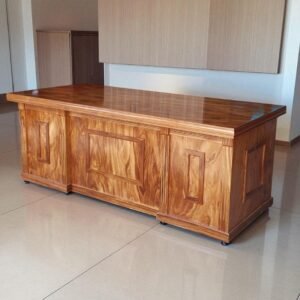 Bàn làm việc gỗ tự nhiên vân hương xám MS 3255 9 Bàn làm việc gỗ tự nhiên vân hương xám MS 3255