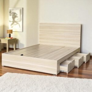 Mẫu giường ngủ gỗ kiểu nhật giá rẻ 8 Combo noi that phong ngu cao cap 4