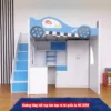 Giường tầng kết hợp bàn học và tủ quần áo MS 3250