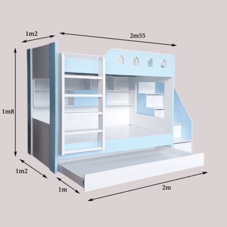 Giường Tầng Trẻ Em Đa Năng MS 3253