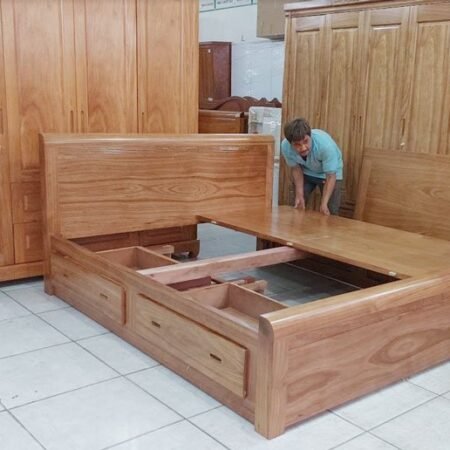 Giường tủ phòng ngủ gỗ MS 3261