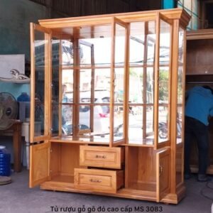 Các Mẫu Tủ Rượu Phòng Khách Đẹp Được Ưa Chuộng 10 Kich thuoc tu ruou go go do cao cap MS 3083 2 1