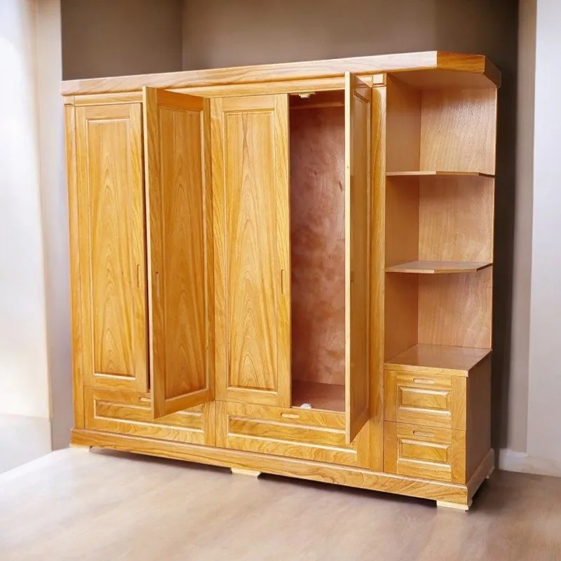 Mẫu tủ quần áo gỗ đẹp hiện đại MS 3263