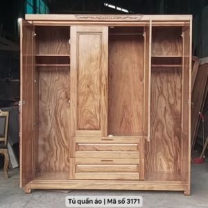 Tủ quần áo gỗ công nghiệp tại quận 3 bền đẹp giá tốt 11 Tu quan ao go 4 canh 3171 3 1