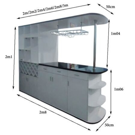 Quầy Bar đa năng sang trọng MS 3251