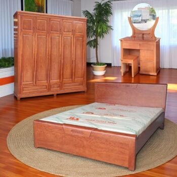 Trọn bộ phòng ngủ gỗ tự nhiên MS 3259 9 Trọn bộ phòng ngủ gỗ tự nhiên MS 3259