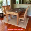 Bàn ăn 6 ghế gỗ hương xám MS 2952