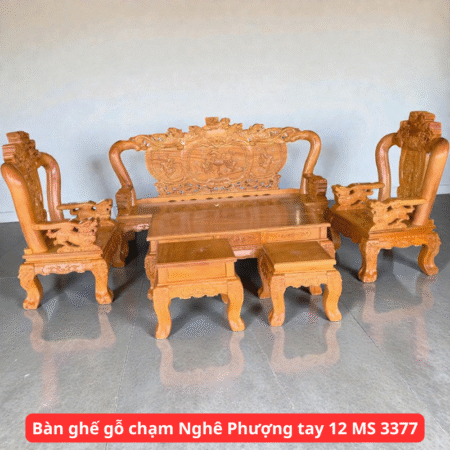 Sofa gỗ cao cấp MS 2856