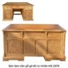 Bàn gỗ làm việc gỗ gõ đỏ MS 2976 | GIAO HỎA TỐC TPHCM