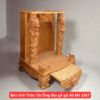Bàn Thờ Thần Tài Ông Địa Gỗ Gõ Đỏ MS 3372