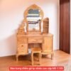 Bàn trang điểm gỗ tự nhiên cao cấp MS 1195