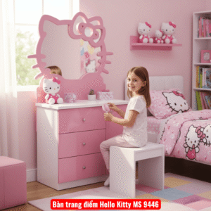 Bàn trang điểm Hello Kitty MS 9446