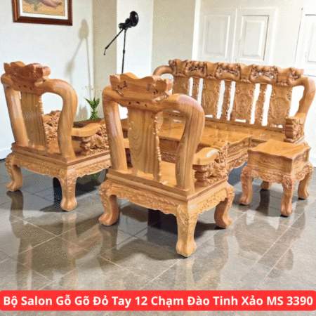 Sofa gỗ cao cấp MS 2856