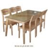 Bộ bàn ăn 6 ghế gỗ sồi MS 1203 Giá bán = 17.800.000 đ Giảm còn = 14.300.000 đ