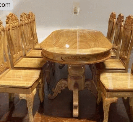 Bộ bàn ăn 8 ghế MS 3084