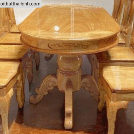 Bộ bàn ăn 8 ghế MS 3084