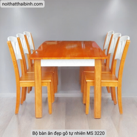 Bộ bàn ăn gỗ gõ đỏ 8 ghế MS 2910
