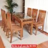 Bộ bàn ăn gỗ xoan đào MS 9752