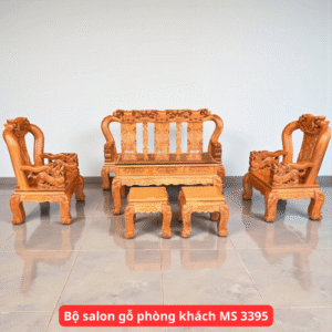 Bộ salon gỗ phòng khách MS 3395
