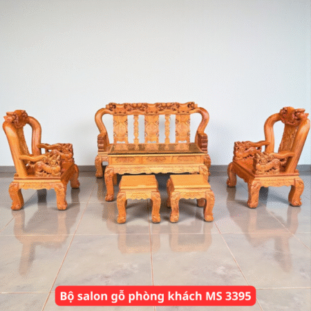 Sofa gỗ cao cấp MS 2856
