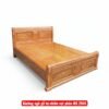 Giường ngủ gỗ tự nhiên vạt phản MS 2945