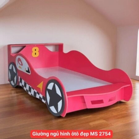 Giường ngủ hình xe ô tô 2 tầng MS 2825