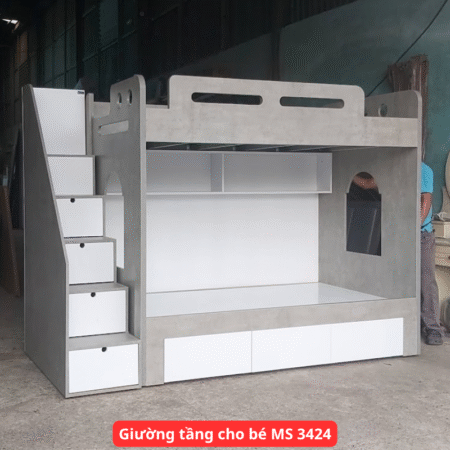 Giường tầng sắt sơn tĩnh điện MS 1830