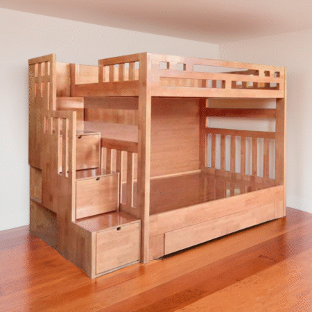 Giường tầng gỗ tự nhiên MS 1635