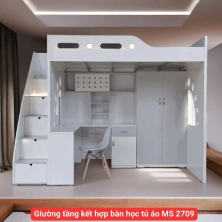 Giường tầng cầu trượt MS 3217