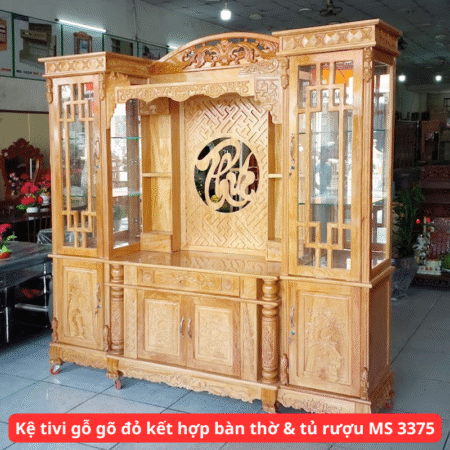 Trường kỷ gỗ gõ đỏ MS 2776