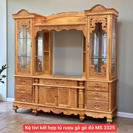 Trường kỷ gỗ gõ đỏ MS 2776